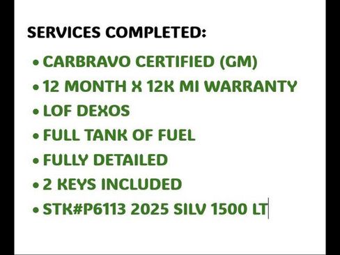 Certified 2025 Chevrolet Silverado 1500 LT AWD/4WD image 37