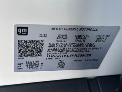 Used 2023 Chevrolet Tahoe High Country w/ Advanced Technology Package image 24