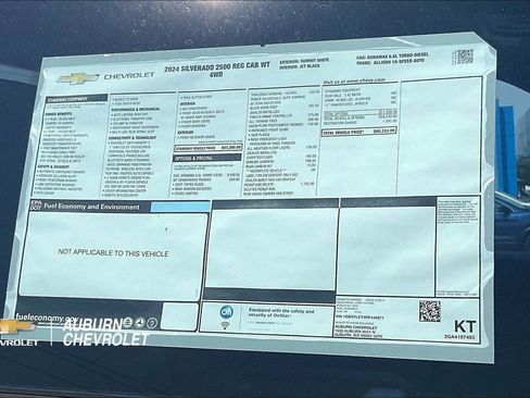 New 2024 Chevrolet Silverado 2500 W/T w/ WT Convenience Package AWD/4WD image 12