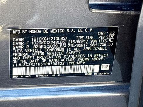 Certified 2023 Honda HR-V LX image 33