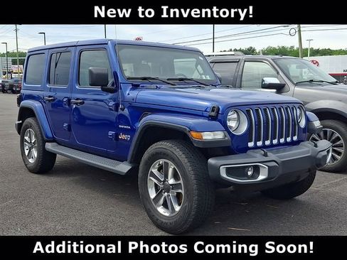 Used 2020 Jeep Wrangler Unlimited Sahara w/ Safety Group AWD/4WD image 1