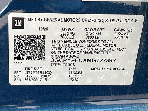 Used 2021 Chevrolet Silverado 1500 LT Trail Boss w/ Bed Protection Package image 30