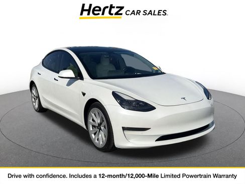Used 2022 Tesla Model 3 Long Range AWD/4WD image 1