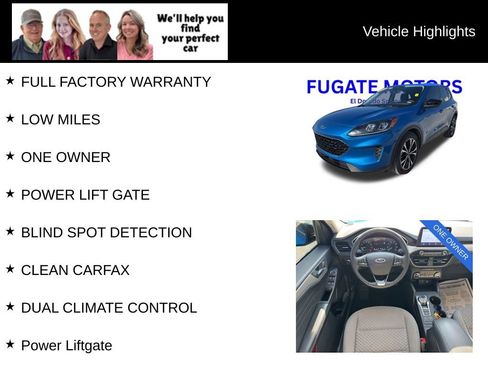 Used 2021 Ford Escape SE w/ SE Sport Appearance Package image 8