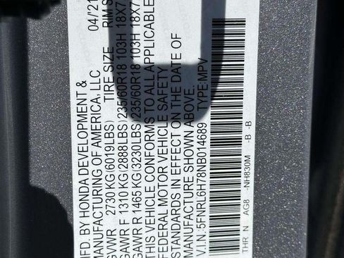 Certified 2022 Honda Odyssey EX-L image 33