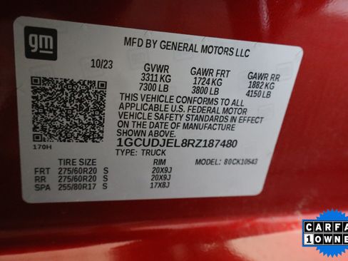 Used 2024 Chevrolet Silverado 1500 High Country w/ Technology Package AWD/4WD image 37