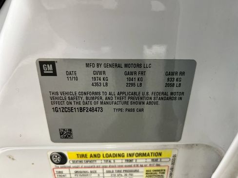 Used 2011 Chevrolet Malibu LT w/ Power Convenience Package FWD image 25