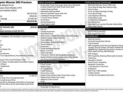 Used 2022 Toyota 4Runner SR5 Premium w/ Moonroof Package