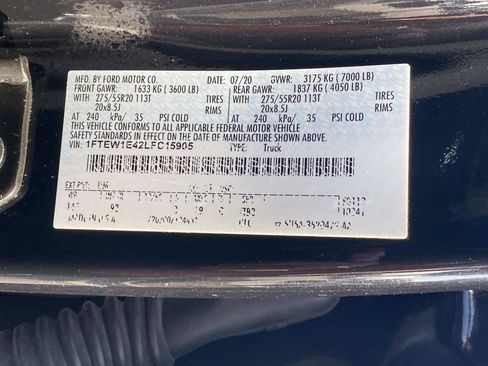 Used 2020 Ford F150 Platinum w/ Equipment Group 701A Luxury AWD/4WD image 22