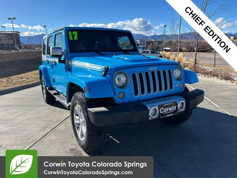 Used 2017 Jeep Wrangler Unlimited Sahara w/ Quick Order Package 24E Chief image 1