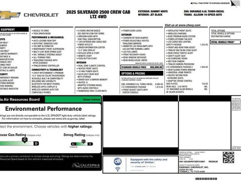 Used 2025 Chevrolet Silverado 2500 LTZ w/ LTZ Convenience Package AWD/4WD image 4