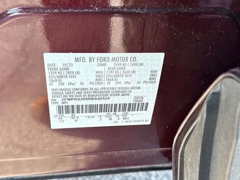 Certified 2024 Ford Edge SEL w/ Convenience Package image 17