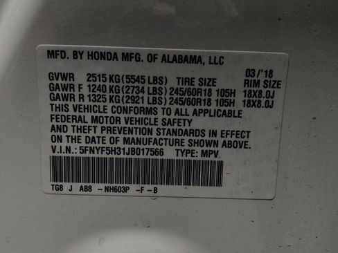 Used 2018 Honda Pilot EX image 33