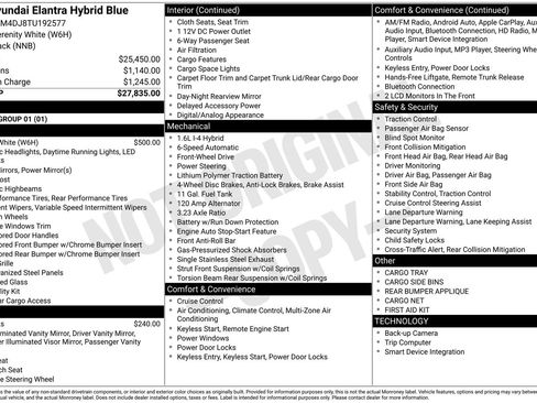 New 2026 Hyundai Elantra Blue image 26