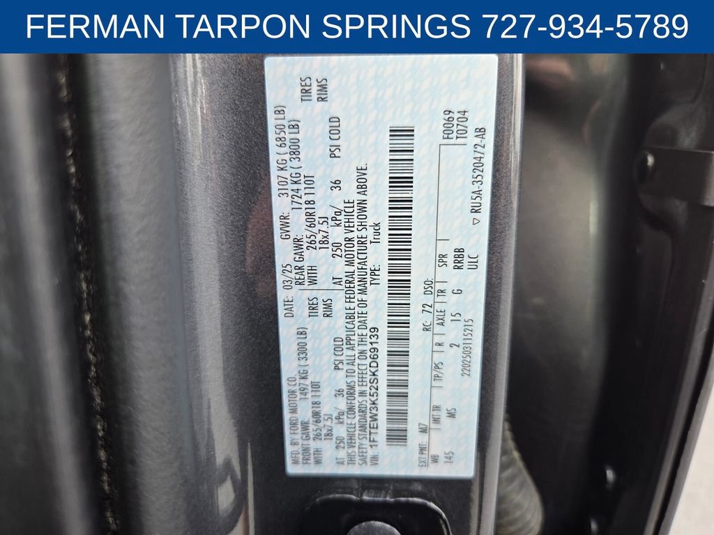 Used 2025 Ford F150 XLT w/ Equipment Group 301A Standard RWD image 21