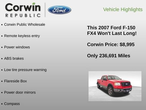 Used 2007 Ford F150 FX4 image 6