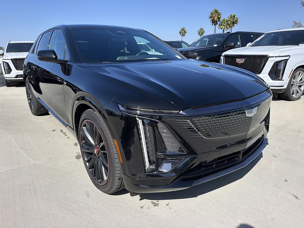 Used 2025 Cadillac Lyriq Sport w/ LPO, Red Accent Package AWD/4WD image 3