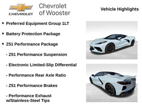 Used 2024 Chevrolet Corvette Stingray Convertible w/ Z51 Performance Package RWD image 2