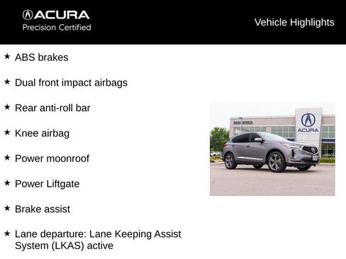 Certified 2023 Acura RDX AWD w/ Advance Package image 13
