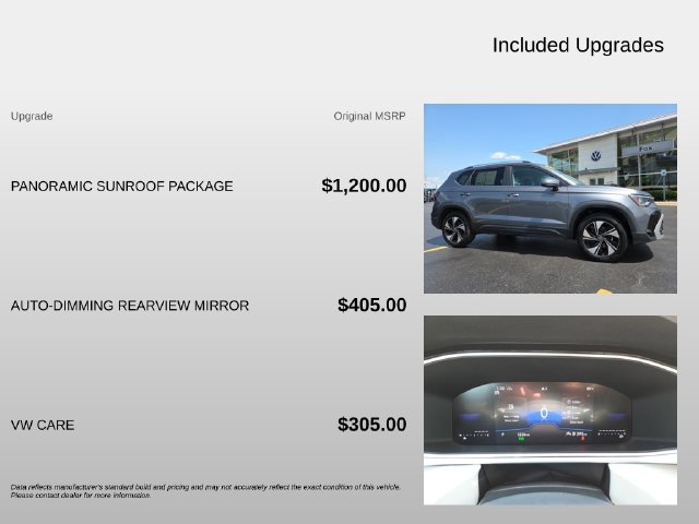 Used 2026 Volkswagen Taos SE w/ Panoramic Sunroof Package AWD/4WD image 4