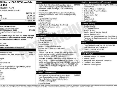 Used 2016 GMC Sierra 1500 SLT w/ SLT Premium Package image 12