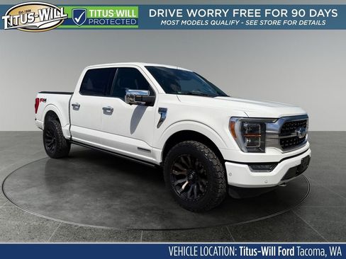 Used 2021 Ford F150 Platinum w/ FX4 Off-Road Package AWD/4WD image 1
