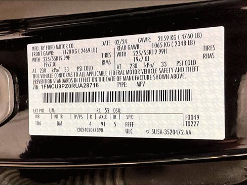 Used 2024 Ford Escape ST-Line Elite w/ Premium Technology Package image 63