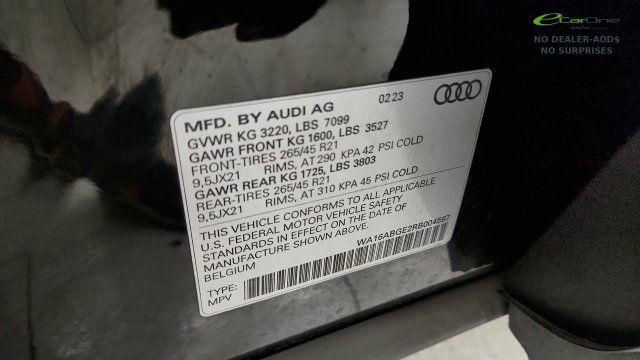 Used 2024 Audi Q8 e-tron Prestige w/ Prestige Package AWD/4WD image 81