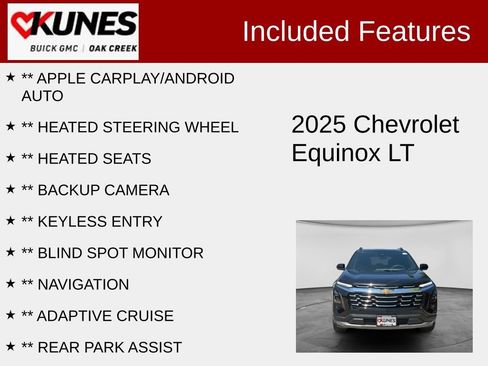 Used 2025 Chevrolet Equinox LT w/ Convenience Package II AWD/4WD image 2