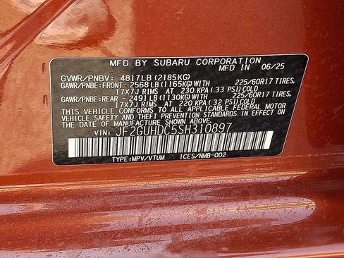 New 2025 Subaru Crosstrek 2.0i Premium w/ Convenience Package #2 image 18