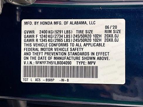 Used 2020 Honda Passport EX-L image 30