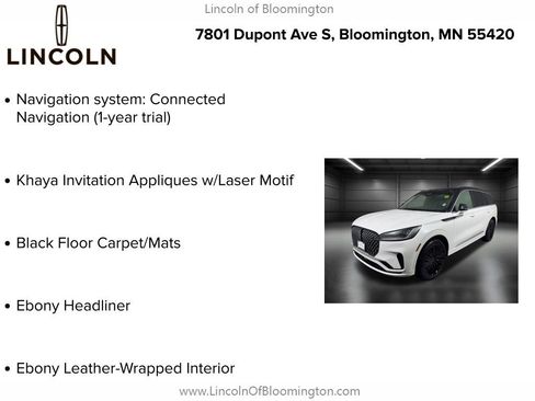 Certified 2025 Lincoln Aviator Black Label image 10