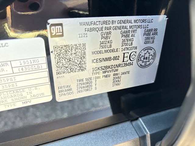 Used 2022 GMC Yukon SLT w/ SLT Luxury Plus Package AWD/4WD image 25