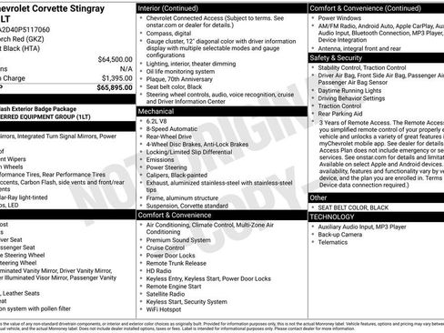 Used 2023 Chevrolet Corvette Stingray Coupe w/ 1LT image 33