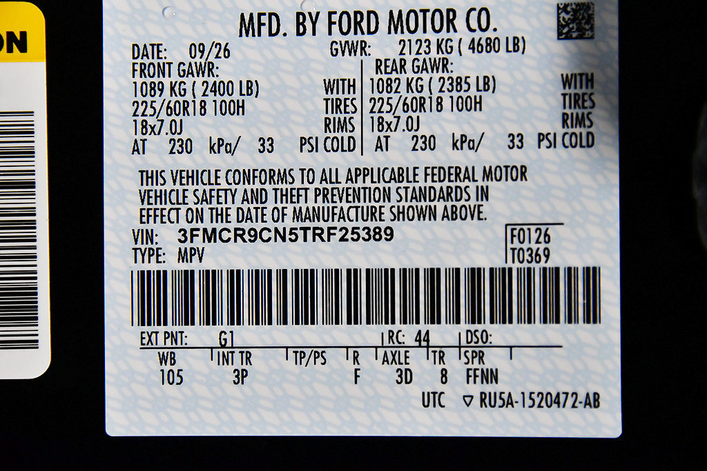 New 2026 Ford Bronco Sport Outer Banks w/ Outer Banks Tech Package+ AWD/4WD image 14