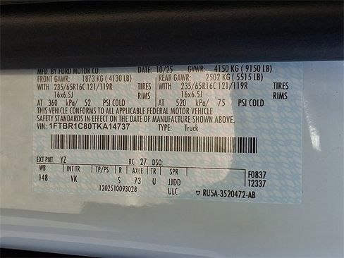 New 2026 Ford Transit 250 148 Medium Roof w/ Exterior Upgrade Package image 16