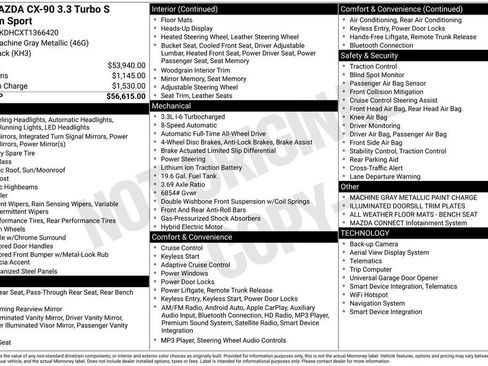 New 2026 MAZDA CX-90 3.3 Turbo S w/ Premium Package image 6