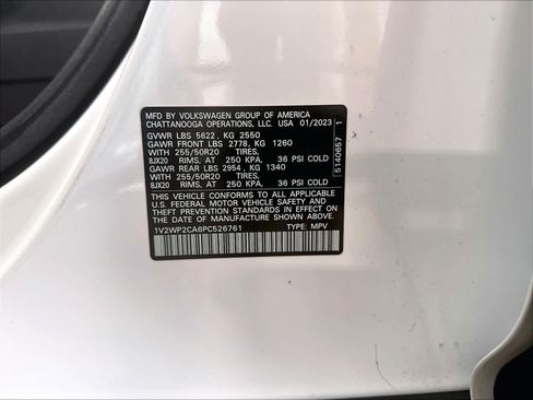 Used 2023 Volkswagen Atlas SE w/ Black Wheel Package FWD image 22
