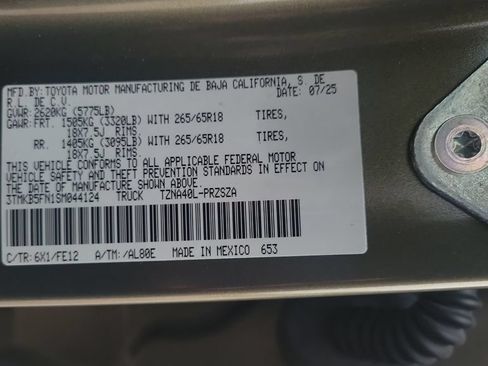 Certified 2025 Toyota Tacoma TRD Sport RWD image 24
