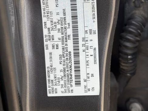 Used 2022 Ford Ranger Lariat w/ Equipment Group 501A High AWD/4WD image 27