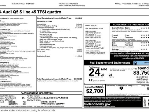 Used 2024 Audi Q5 2.0T Premium w/ Summer of Audi Package image 2