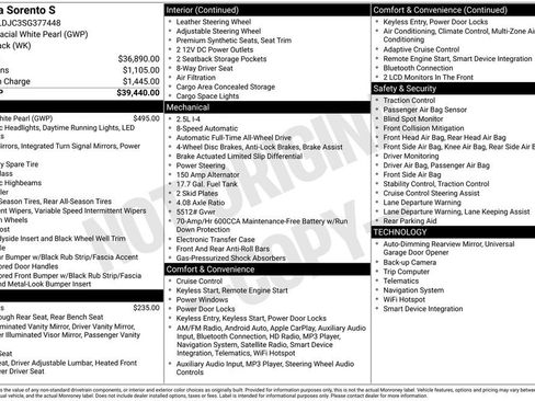 Used 2025 Kia Sorento S image 36