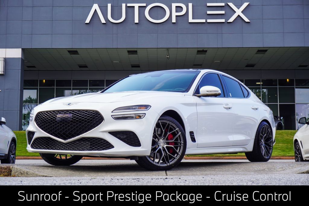 Used 2023 Genesis G70 3.3T w/ Sport Prestige Package RWD image 1