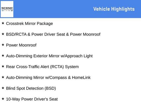 Certified 2025 Subaru Crosstrek 2.5i Sport w/ Crosstrek Mirror Package AWD/4WD image 6
