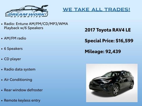 Used 2017 Toyota RAV4 LE image 2