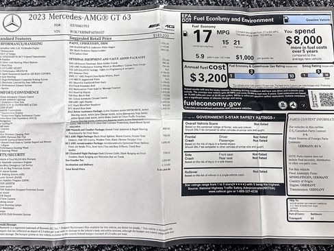 Used 2023 Mercedes-Benz AMG GT 63 image 77