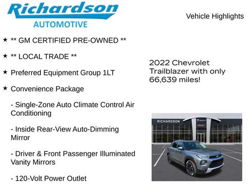 Used 2022 Chevrolet TrailBlazer LT w/ Convenience Package FWD image 11