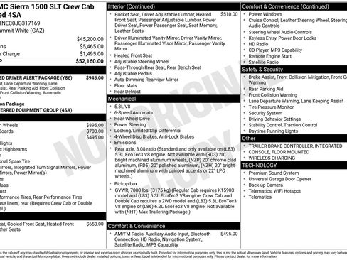 Used 2018 GMC Sierra 1500 SLT w/ Enhanced Driver Alert Package RWD image 15