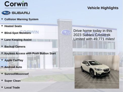 Used 2023 Subaru Crosstrek 2.5i Limited AWD/4WD image 6