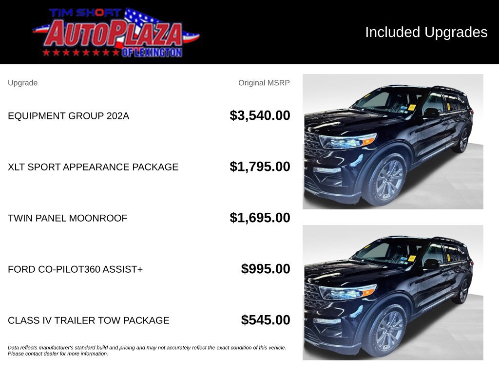 Used 2022 Ford Explorer XLT w/ Equipment Group 202A AWD/4WD image 15
